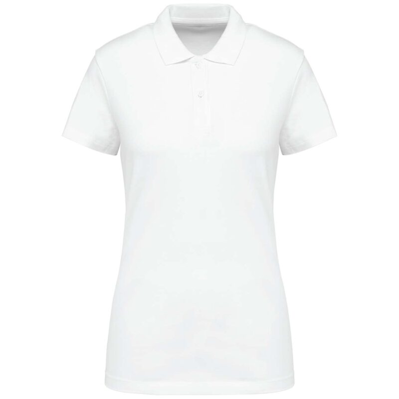 pk201-white-a1 Kariban Premium LADIES' SHORT-SLEEVED SUPIMA® POLO SHIRT - Λευκό
