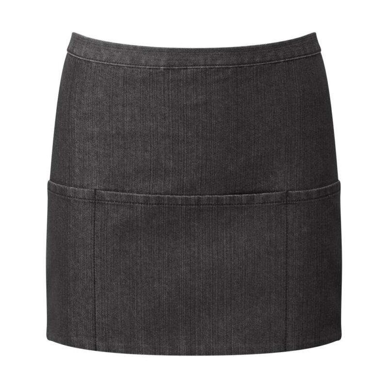 Premier COLOURS COLLECTION’ THREE POCKET APRON - Μαύρο Τζιν