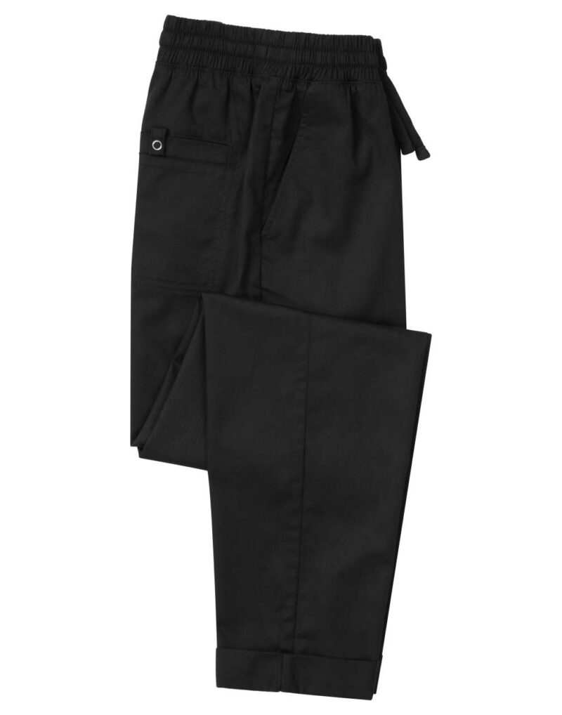 pr557-black-a1 Premier CHEF'S RECYCLED CARGO TROUSER - Μαύρο