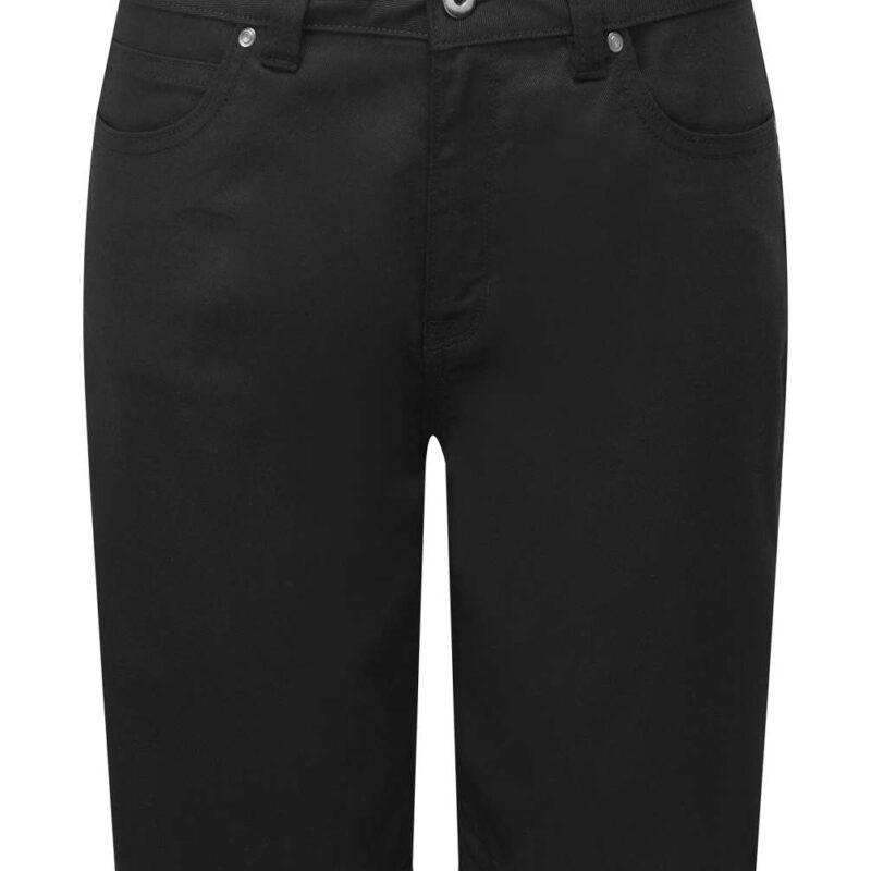 pr572-black-a1 Premier Γυναικεία PERFORMANCE CHINO SHORTS - Μαύρο