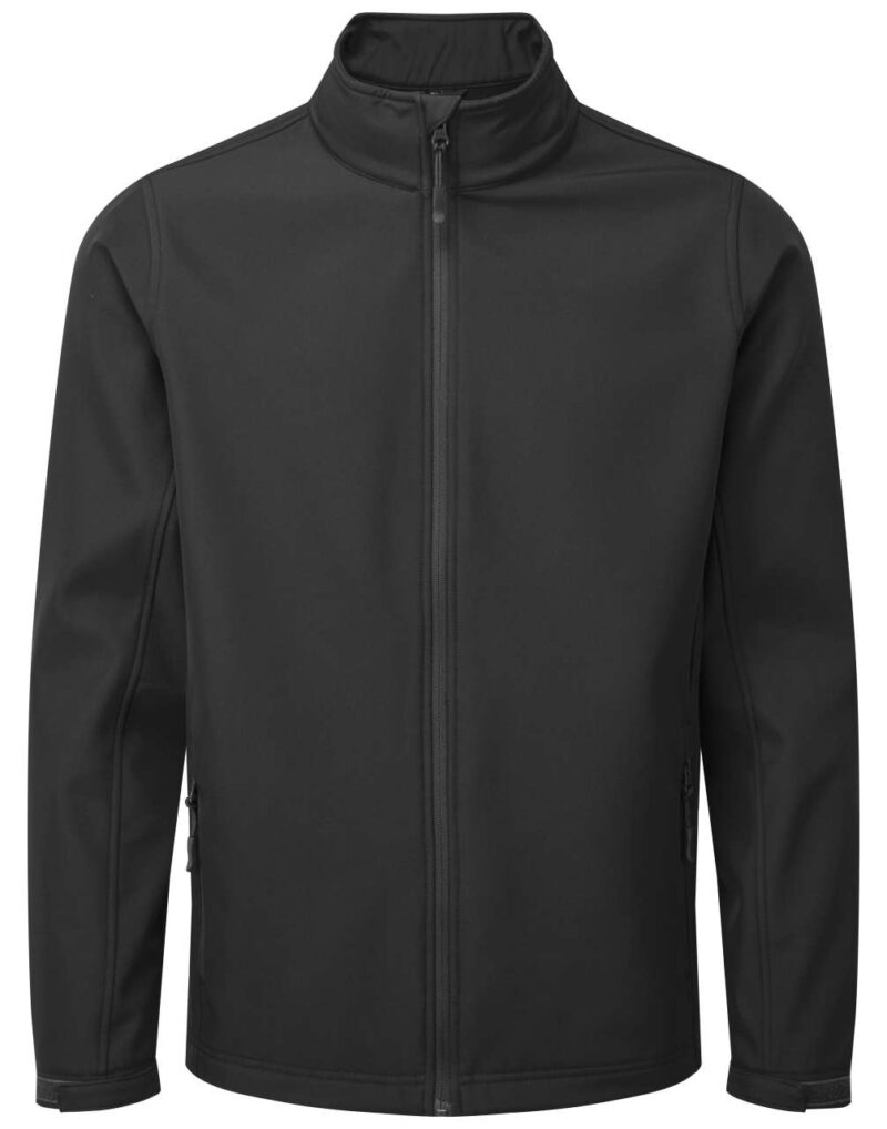 pr810-black-a1 Premier MEN’S WINDCHECKER® PRINTABLE & RECYCLED SOFTSHELL JACKET - Μαύρο