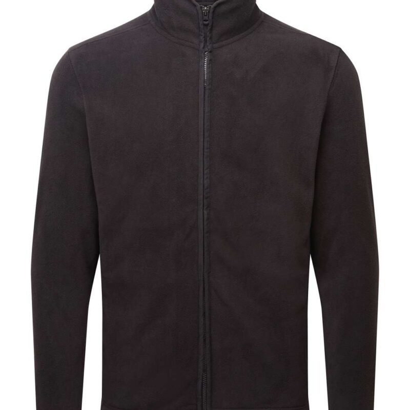 Premier MEN FLEECE JACKET 'ARTISAN' - Μαύρο/Μαύρο