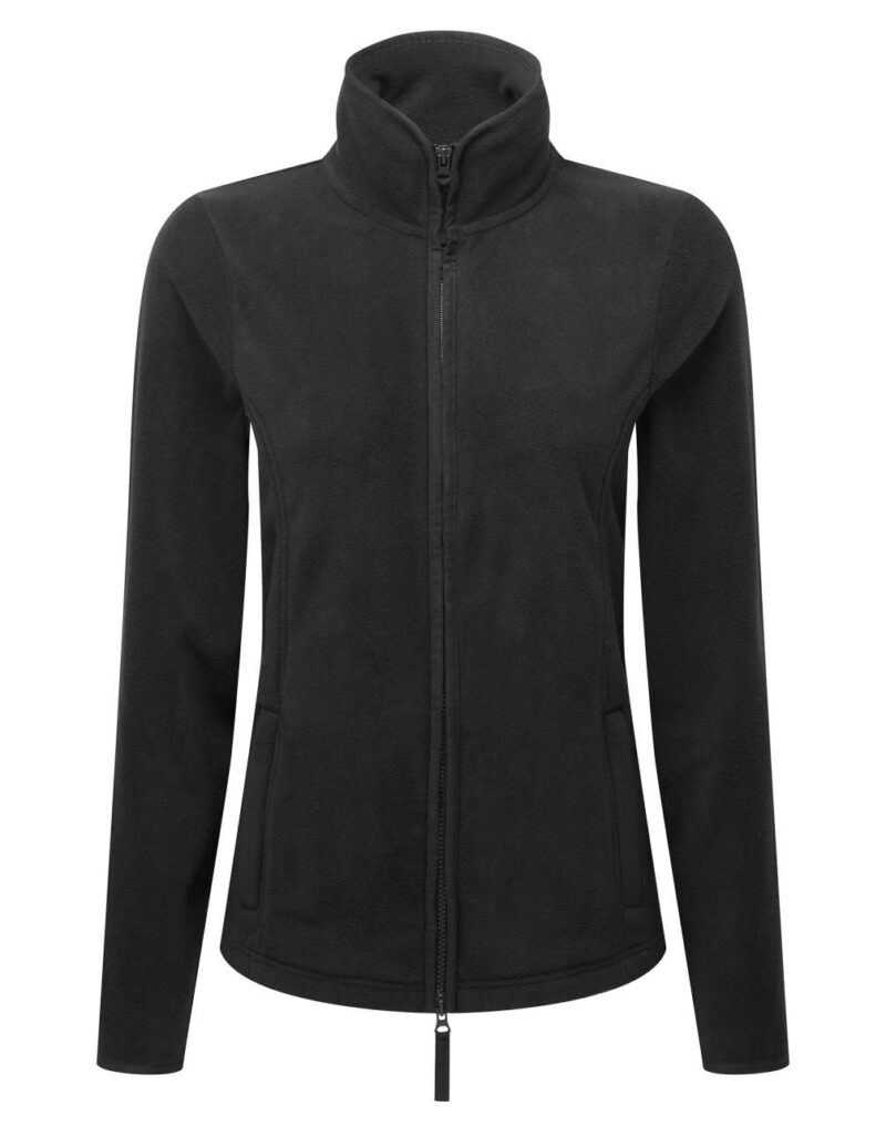 pr824-black_black-a1 Premier WOMEN JACKET FLEECE 'ARTISAN' JACKET - Μαύρο/Μαύρο