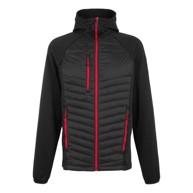 retra549-blackclassic_red-a1 Regatta NAVIGATE HYBRID JACKET - Black/Classic Red