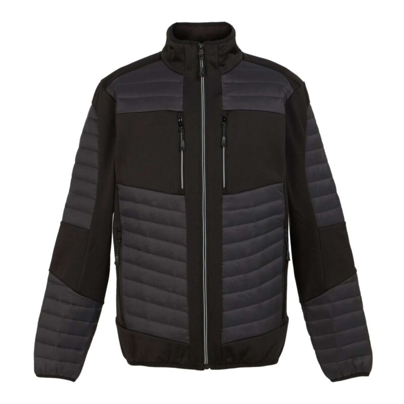 retra563-ashblack-a1 Regatta E-VOLVE THERMAL HYBRID JACKET - Ash/Black