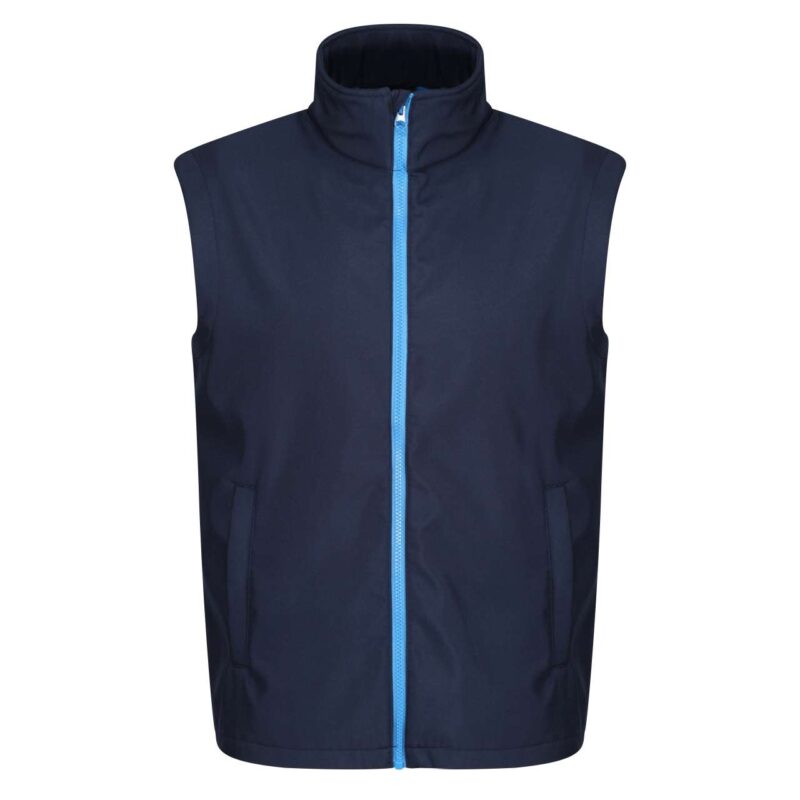 retra844-navyfrench_blue-a1 Regatta BODYWARMER PRINTABLE SOFTSHELL ABLAZE - Navy/French Blue