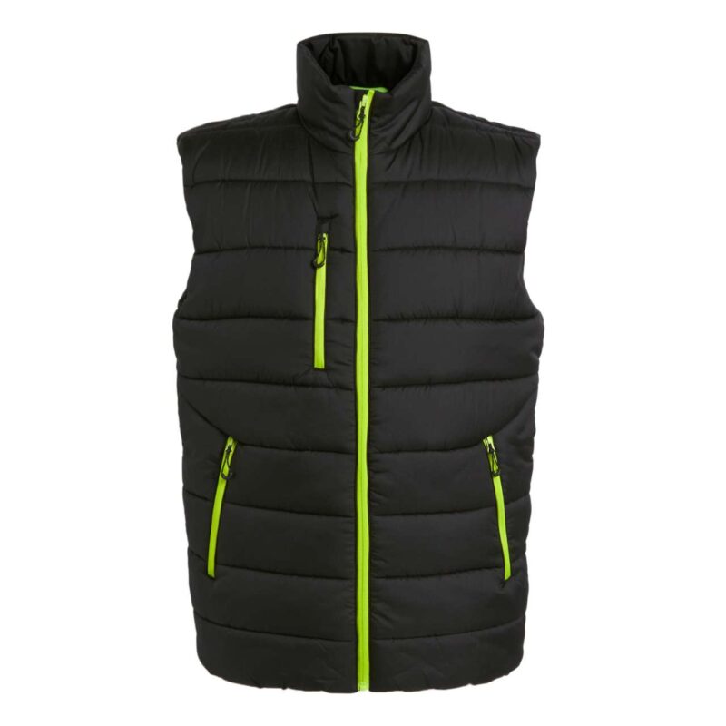 retra892-blacklime_green-a1 Regatta NAVIGATE THERMAL BODYWARMER - Black/Classic Red