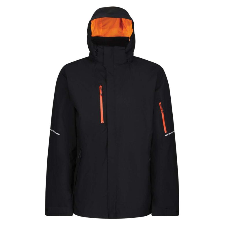 retrw511-blackmagma-a1 Regatta K-UP PERFORMANCE II EXOSPHERE STRETCH JACKET X-PRO SHELL - Black/Magma