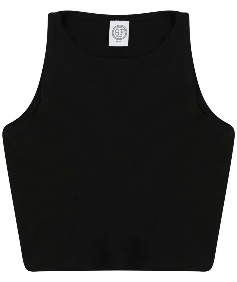SF Clothing WOMEN CROPPED TOP - Μαύρο