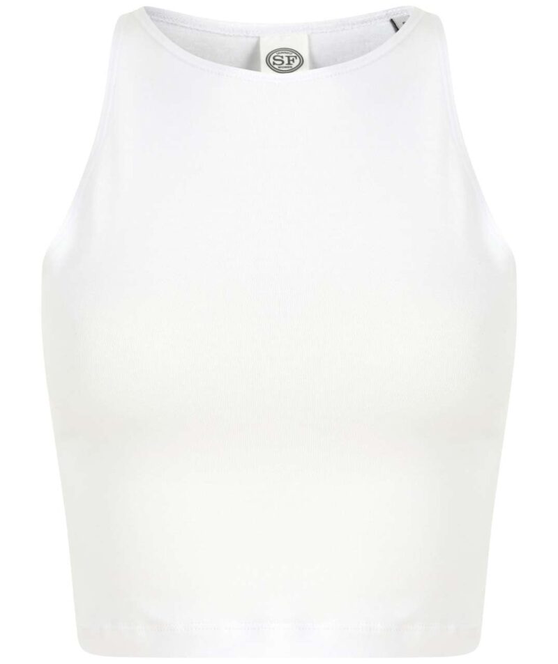 SF Clothing WOMEN CROPPED TOP - Λευκό