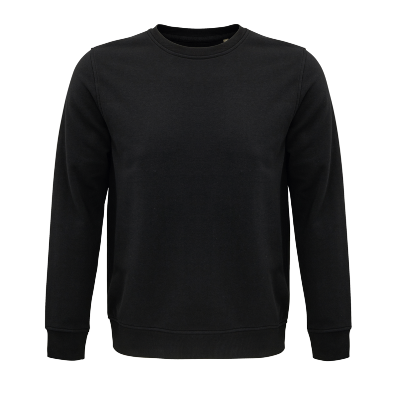 so03574-black-a1 SOL'S COMET - ROUND-NECK SWEATSHIRT UNISEX - Μαύρο