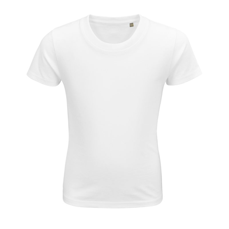 ROUND-NECK PIONEER - SOL'S T-SHIRT FITTED JERSEY KIDS - Λευκό