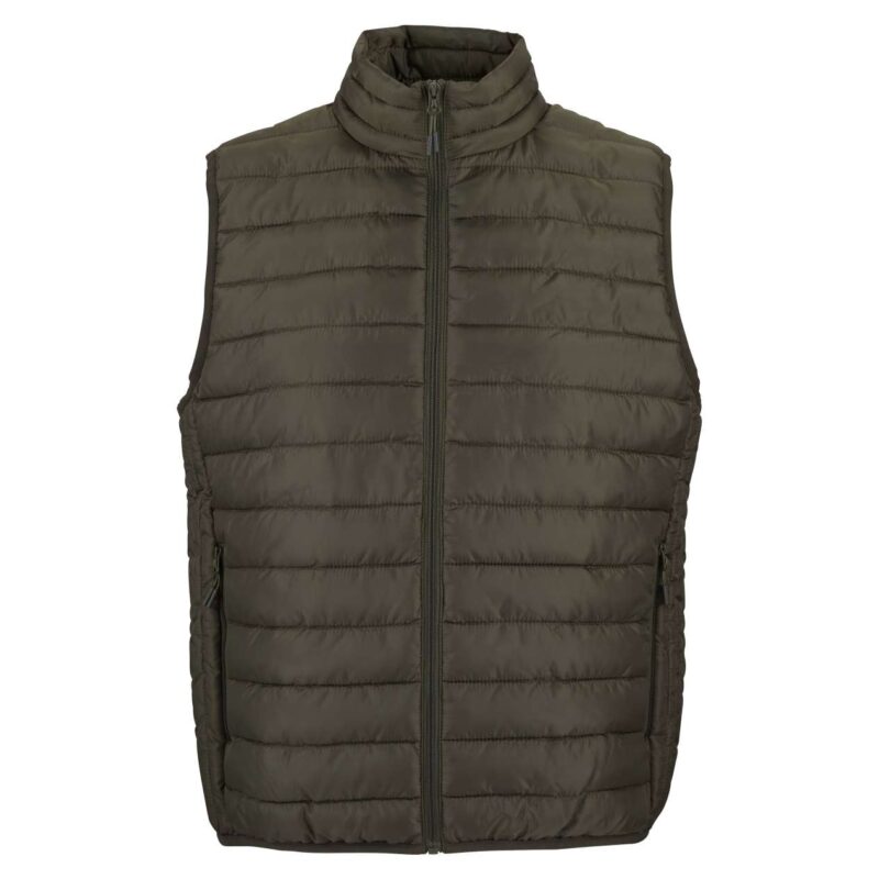 SOL'S STREAM BODYWARMER MEN - LIGHTWEIGHT BODYWARMER` - χακί