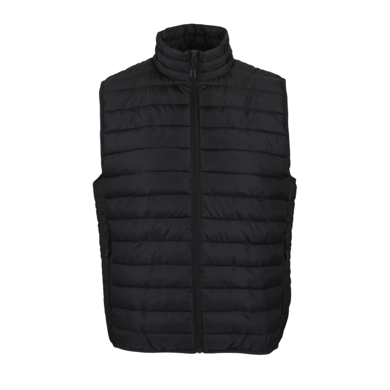 SOL'S STREAM BODYWARMER MEN - LIGHTWEIGHT BODYWARMER` - Μαύρο