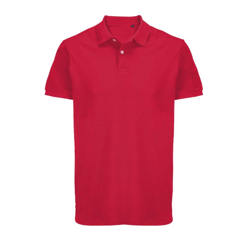 so04439-red-a1 SOL'S PACIFIC - UNISEX POLO SHIRT - Κόκκινο