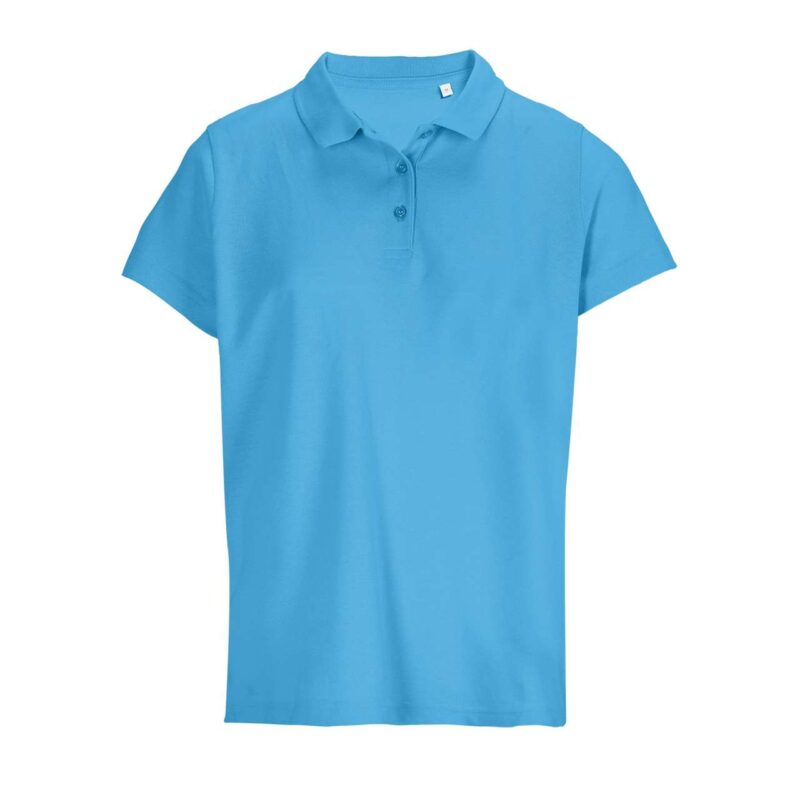 so04501-aqua-a1 SOL'S PULSE WOMEN - POLO SHIRT - Θαλασσί
