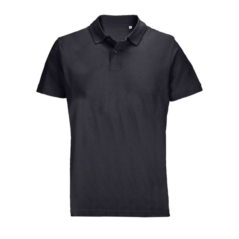 so04502-black-a1 SOL'S PULSE - UNISEX POLO SHIRT - Μαύρο