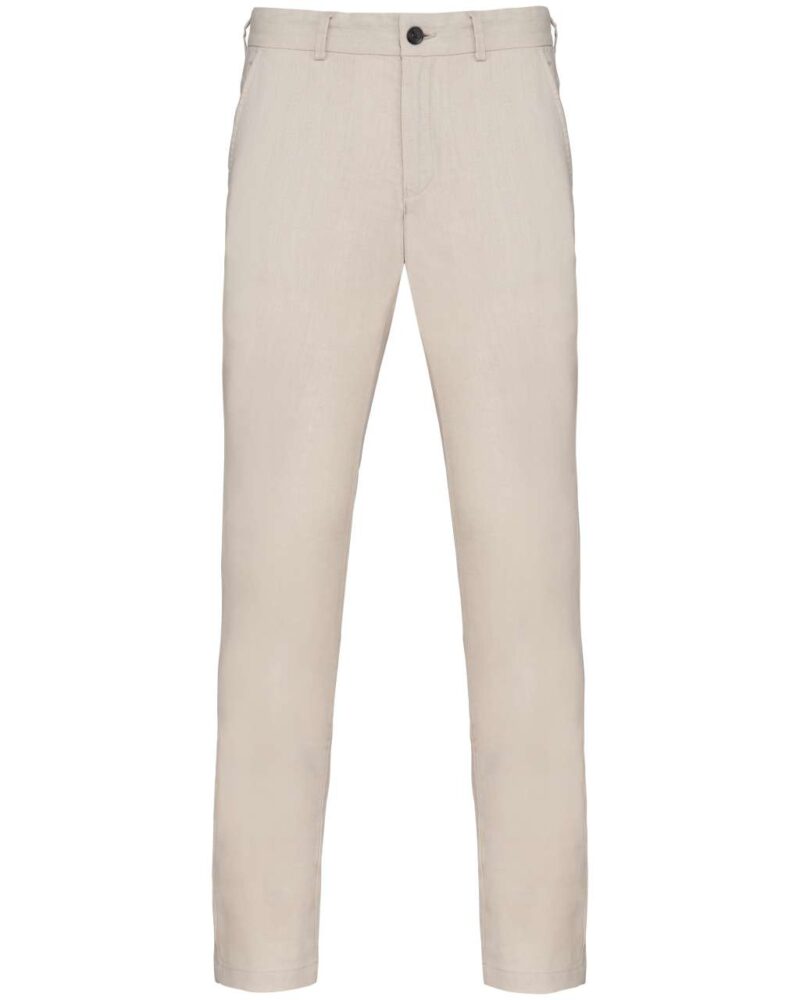 sp710-linen_sand-a1 Spasso Ανδρικά Λινά Παντελόνια - Linen Sand