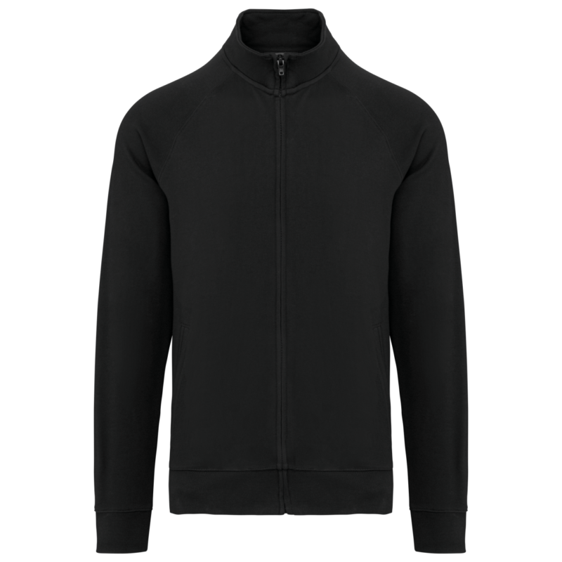 wk406-black-a1 Designed To Work UNISEX COTTON CADET JACKET - Μαύρο