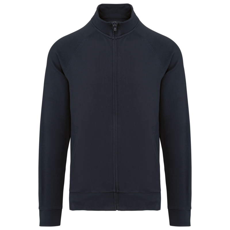 wk406-navy-a1 Designed To Work UNISEX COTTON CADET JACKET - Μπλε μαρίν