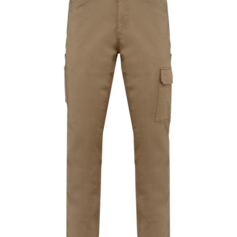 Designed To Work UNISEX COTTON STRETCH TROUSERS - Καμηλό