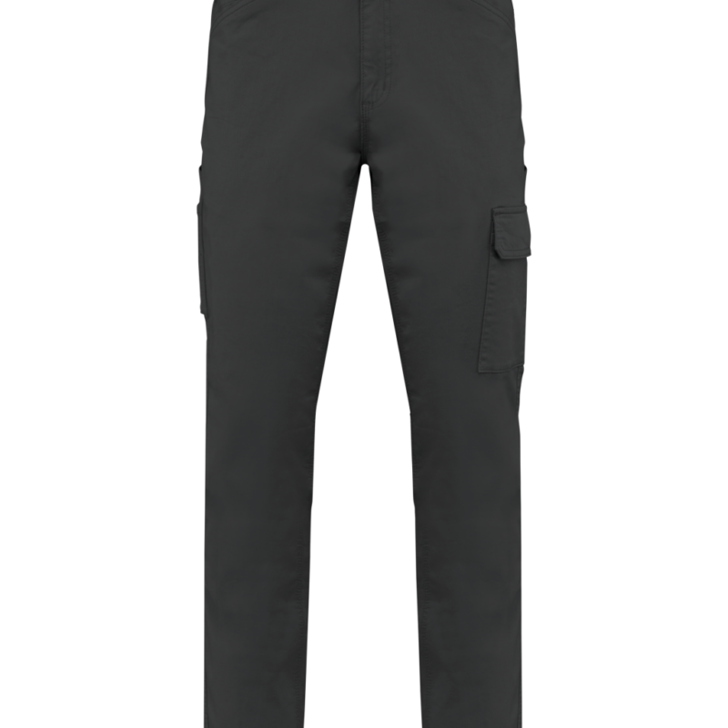 Designed To Work UNISEX COTTON STRETCH TROUSERS - Σκούρο Γκρι