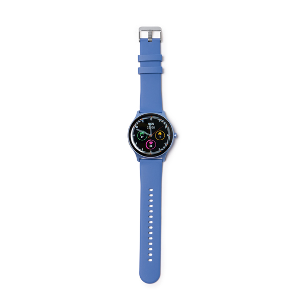 1047_05_2_1 smartwatch με λειτουργίες δραστηριότητας LEYMI - Βασιλικό μπλε