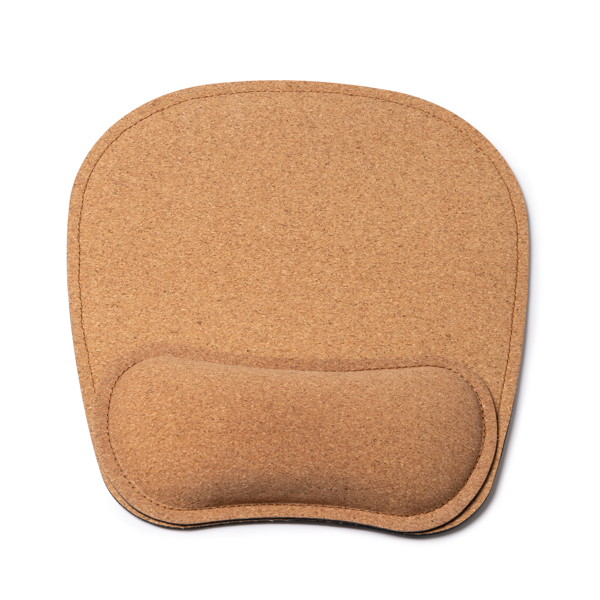 1186_29_2_1 mouse pad από φελλό και επένδυση ALISON - Φυσικό