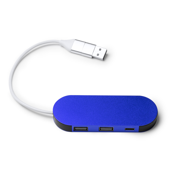 1202_05_2_1 Θύρα USB με σώμα DORIAN - Βασιλικό μπλε