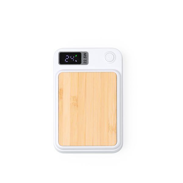 Power bank με κύρια κατασκευή GUNDER - Λευκό