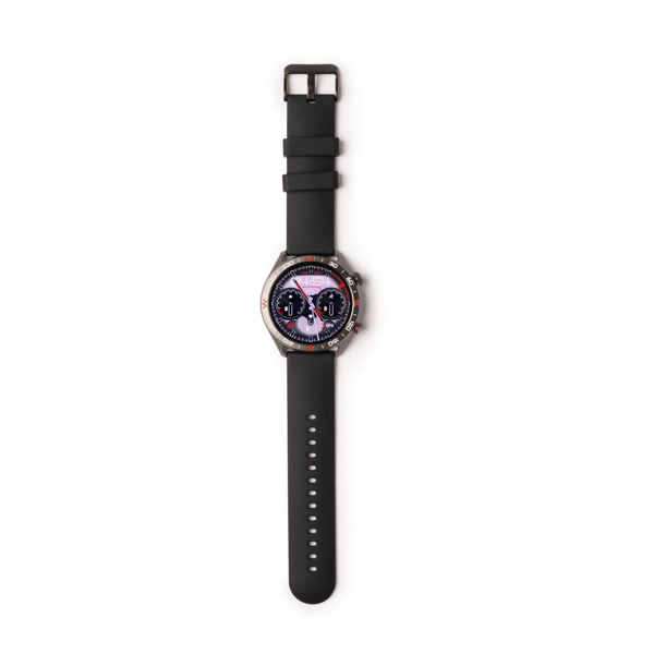1295_02_2_1 Smartwatch με λειτουργίες καταγραφής δραστηριοτήτων PATEK - Μαύρο