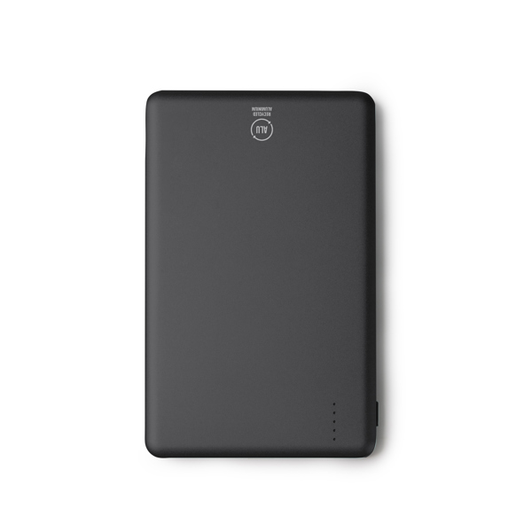 1522_02_2_1 Εξωτερική μαγνητική μπαταρία 5000 mAh με λειτουργία TERIUM - Μαύρο