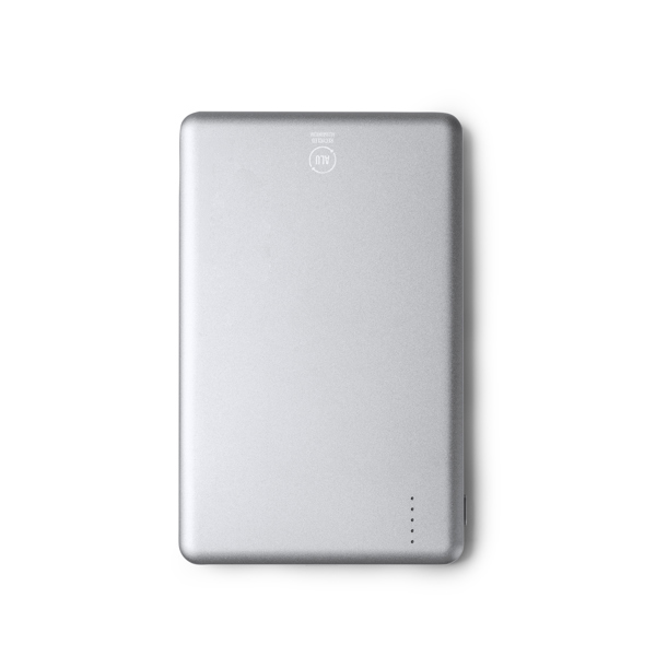 Εξωτερική μαγνητική μπαταρία 5000 mAh με λειτουργία TERIUM - Ασημί
