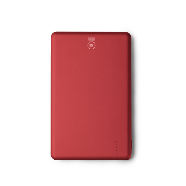 Εξωτερική μαγνητική μπαταρία 5000 mAh με λειτουργία TERIUM - Κokkino