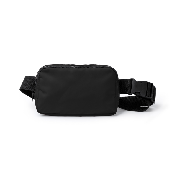1633_02_2_1 Αδιάβροχο σακίδιο τύπου fanny pack AVALON - Μαύρο