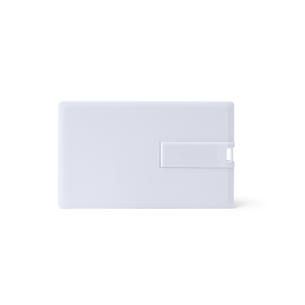 1858_01_2_1 Κάρτα μνήμης USB χωρητικότητας 16GB DATIS - Λευκό