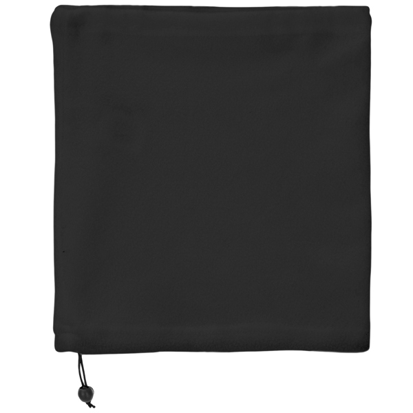 SOFIA ANTRACITA Fleece neckwarmer με ελαστικό κορδόνι NUKKA - Σκούρο μολυβί