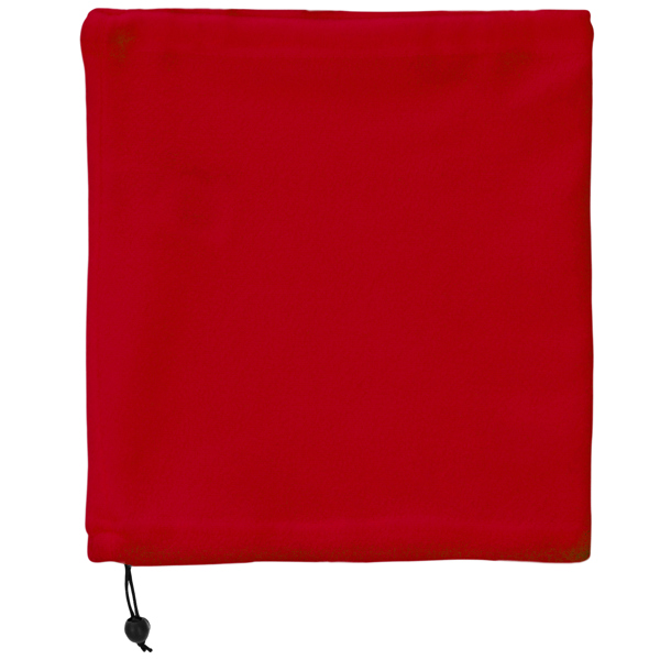 SOFIA ANTRACITA Fleece neckwarmer με ελαστικό κορδόνι NUKKA - Κokkino