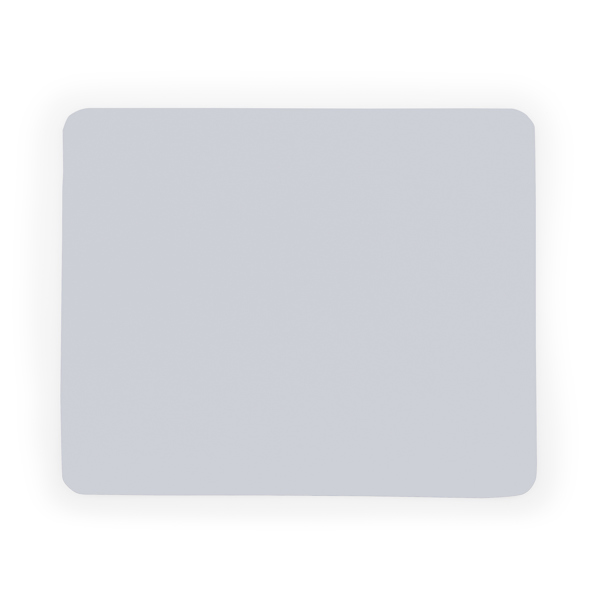 3011_01_2_1 Mouse pad με επίπεδο σχήμα, με μαλακή SIRA - Λευκό