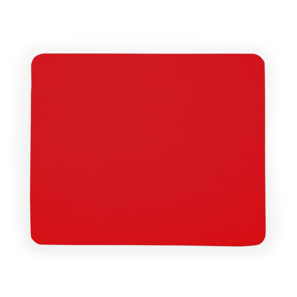 3011_60_2_1 Mouse pad με επίπεδο σχήμα, με μαλακή SIRA - Κokkino