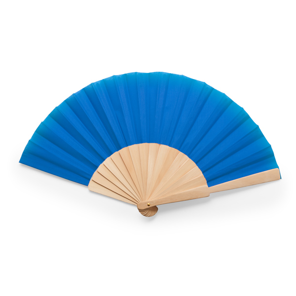 3111_242_2_1 Βεντάλια με ξύλινο σκελετό και ύφασμα CALESA - Ανοιχτό ρουά