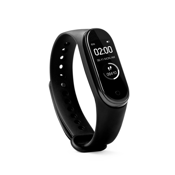 3401_02_2_1 Smartwatch με λειτουργίες καταγραφής δραστηριοτήτων DRACO - Μαύρο