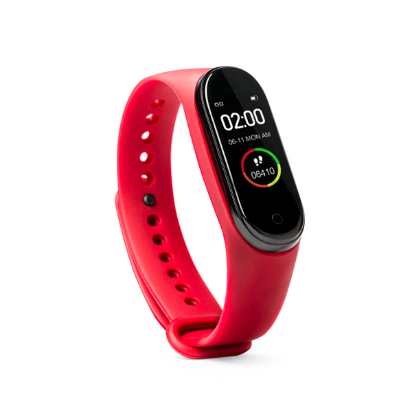 3401_60_2_1 Smartwatch με λειτουργίες καταγραφής δραστηριοτήτων DRACO - Κokkino