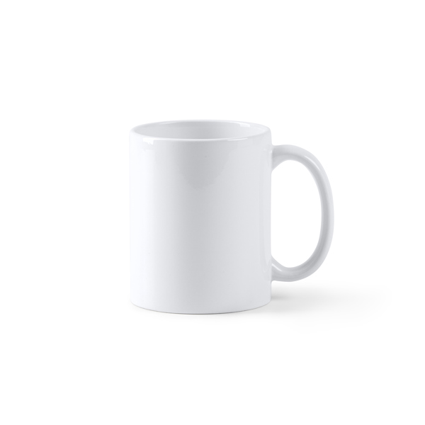 3999_01_2_1 Κεραμική κούπα υψηλής ποιότητας 350ml, ειδική για LEMON - Λευκό