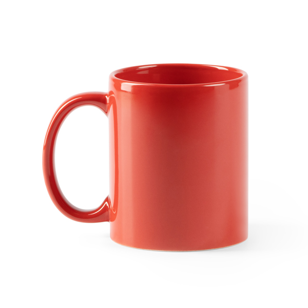 4006_60_2_1 Κεραμική κούπα χωρητικότητας 370ml PAPAYA - Κokkino