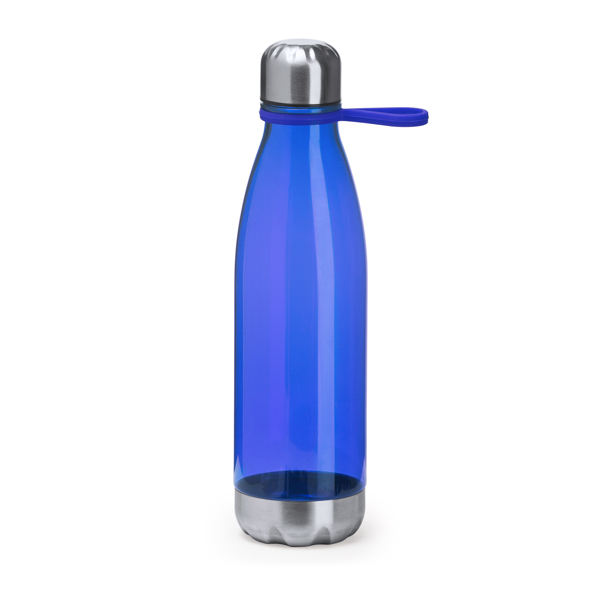4041_05_2_1 Πρωτότυπη φιάλη 700 ml με διαφανές φινίρισμα EDDO - Βασιλικό μπλε