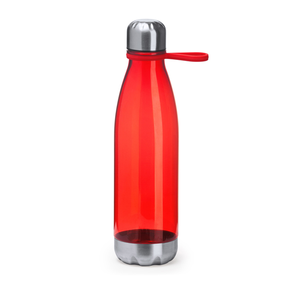 4041_60_2_1 Πρωτότυπη φιάλη 700 ml με διαφανές φινίρισμα EDDO - Κokkino