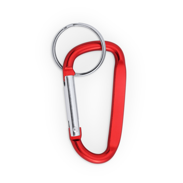 4073_60_2_1 Καραμπίνερ αλουμινίου με μπρελόκ PALE - Κokkino