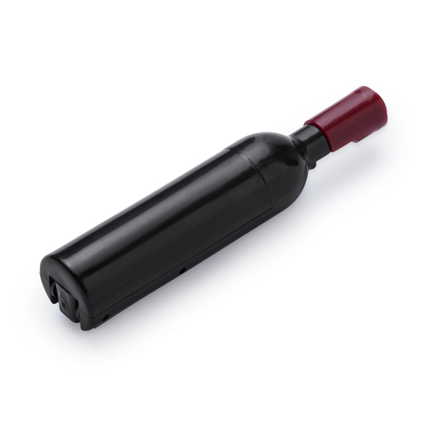 Μεταλλικό τιρμπουσόν σε σχήμα μπουκαλιού SYRAH - Μαύρο