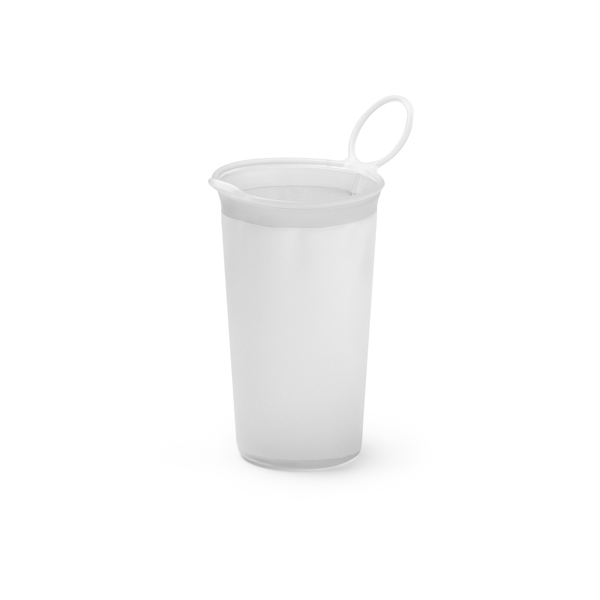 4119_01_2_1 Πτυσσόμενη κούπα των 230 ml ιδανική για TRACK - Λευκό